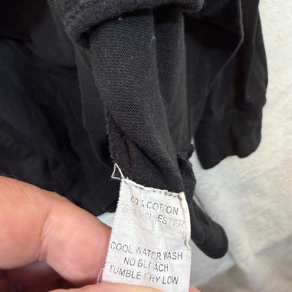 Hurley Long Sleeve Shirt Mens Size XL Black Collared Western Cowboy 1/4 Snap - Picture 3 of 9